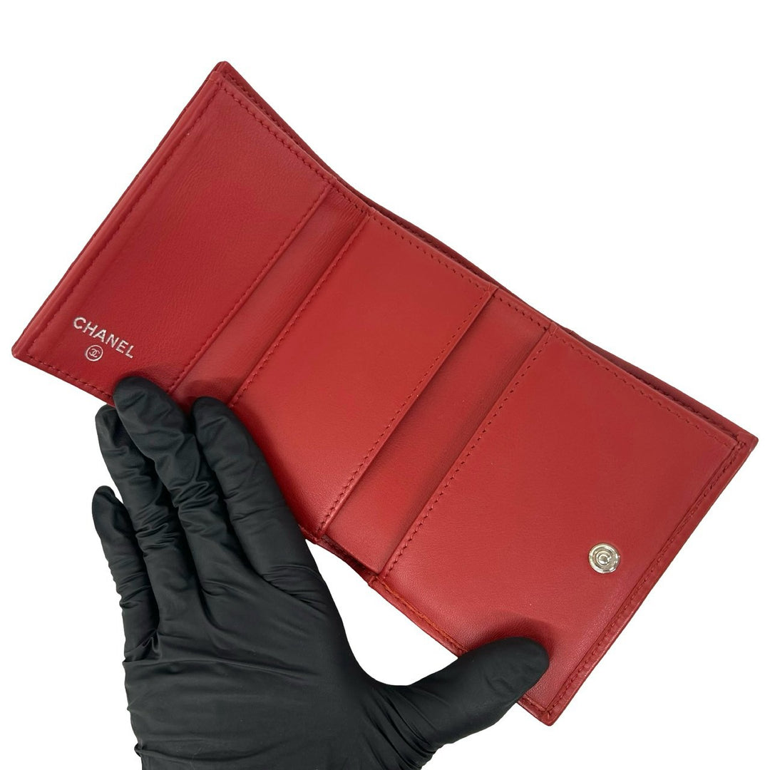 Tri-fold wallet Chanel Boy Chanel