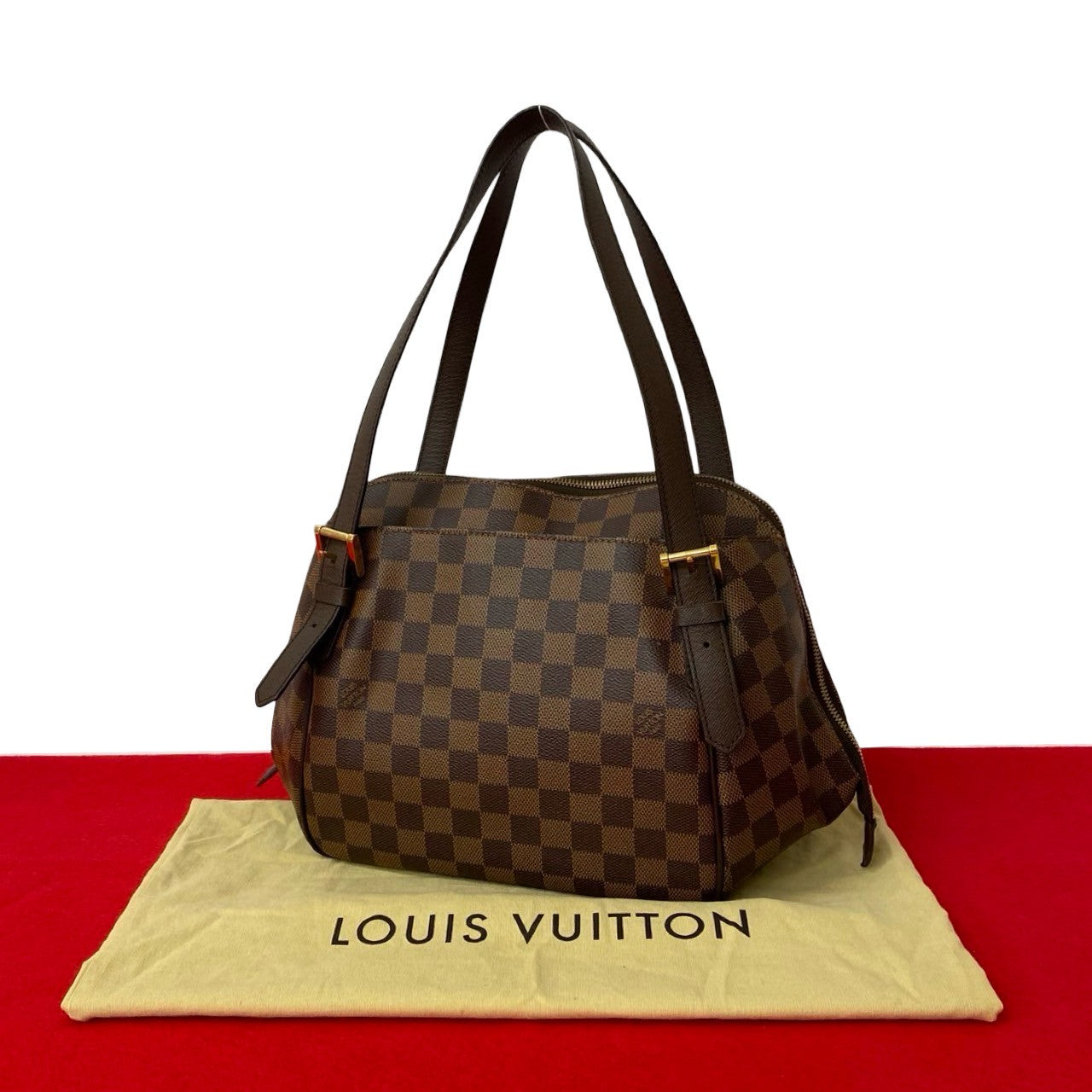 ルイ ヴィトン ダミエ ベレムMM ハンドバッグ N51174 LOUIS VUITTON 