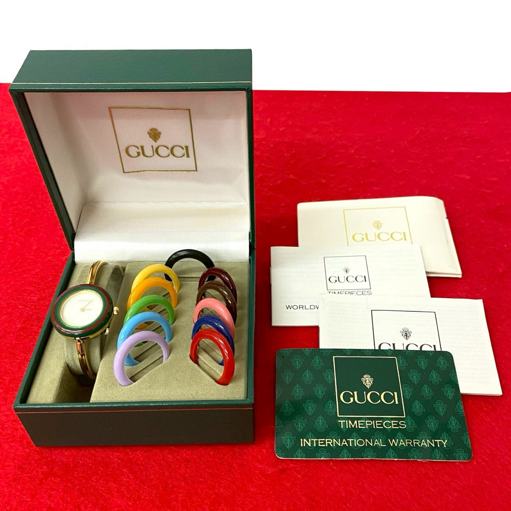 GUCCI グッチ (Vintage) チェンジベゼル S 腕時計 – Trip