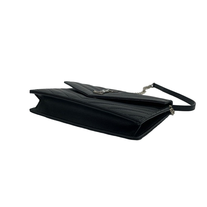 ショルダーバッグ イヴ・サンローラン カサンドラ エンベロープ チェーンウォレット