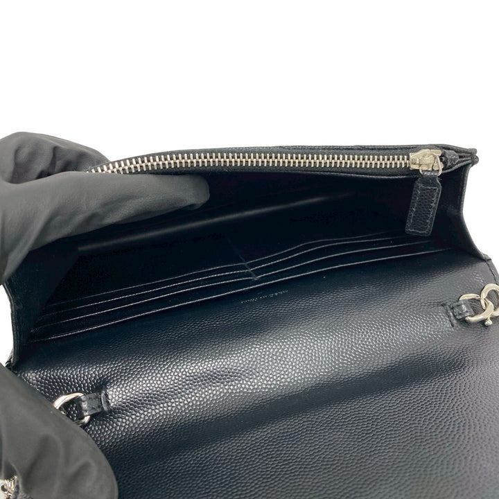 ショルダーバッグ イヴ・サンローラン カサンドラ エンベロープ チェーンウォレット