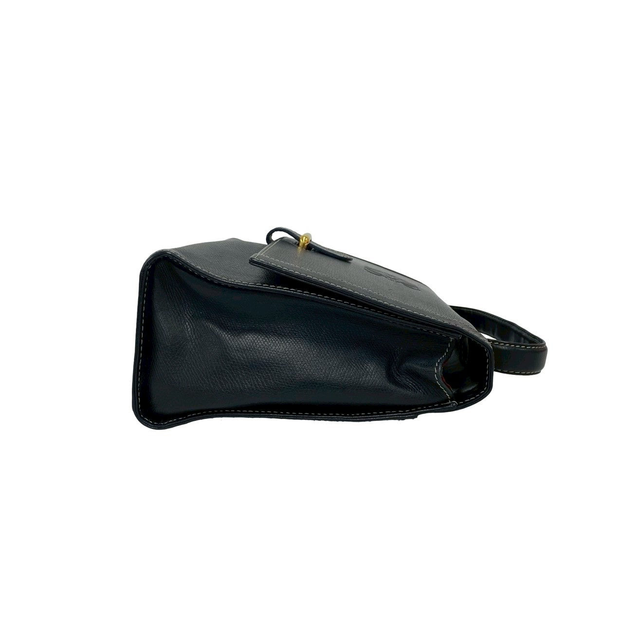 早い者勝ちです。 美品　LOEWE ブラック ショルダーバッグ ロエベ LOEWE LOEWE ショルダーバッグ FLAMENCO CLUTCH MINI （1100