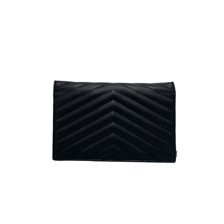 ショルダーバッグ イヴ・サンローラン カサンドラ エンベロープ チェーンウォレット