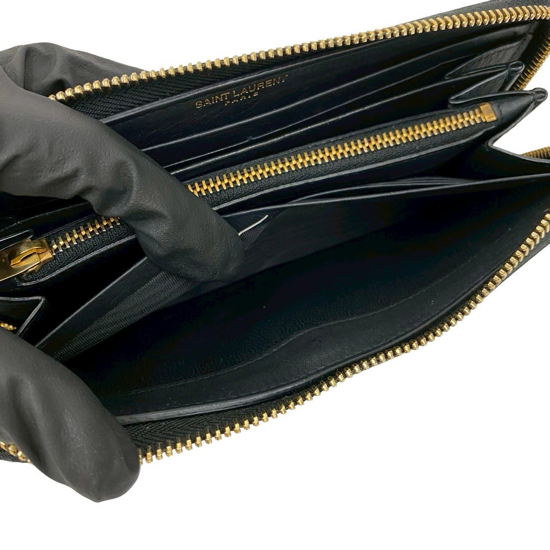 長版皮夾 聖羅蘭 巴黎