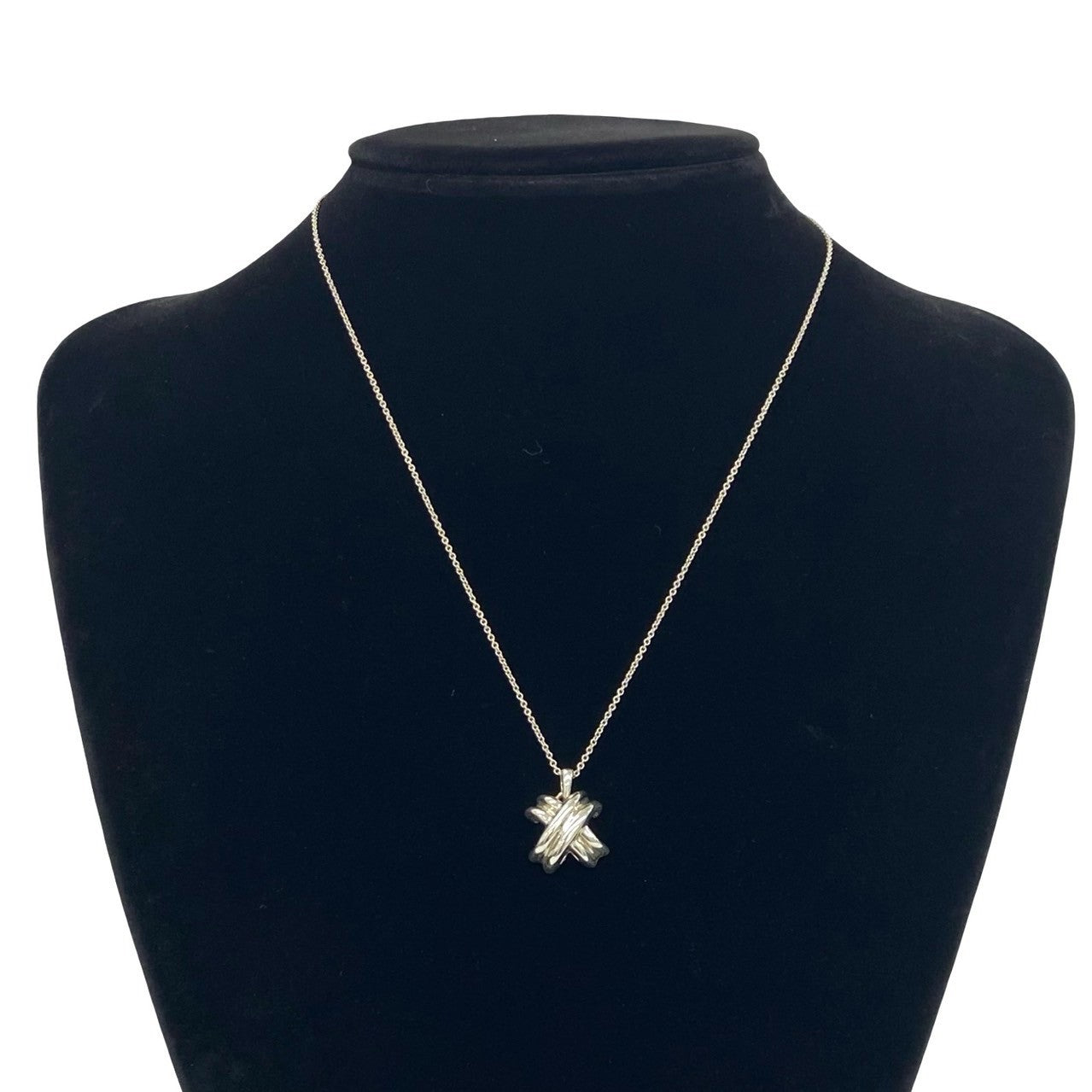 TIFFANY&Co. ティファニー (Vintage) シグネチャー クロス ネックレス