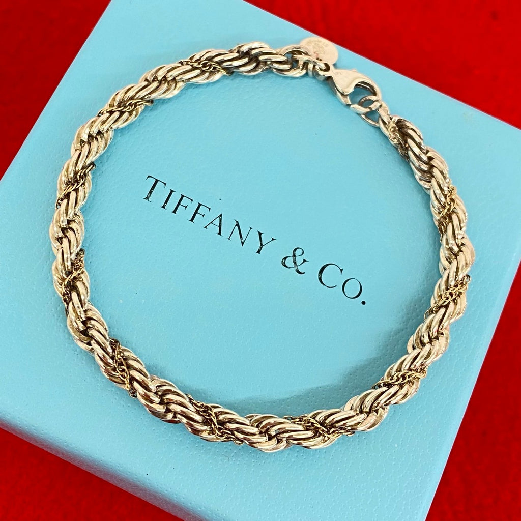 TIFFANY&Co. ティファニー (Vintage) ツイストロープ ブレスレット 925