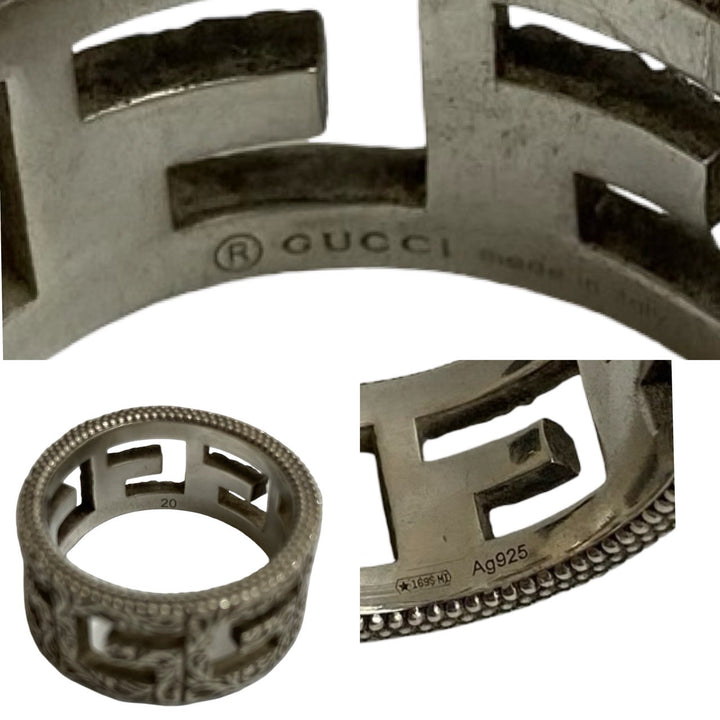 戒指 Gucci Square G 阿拉伯式花紋