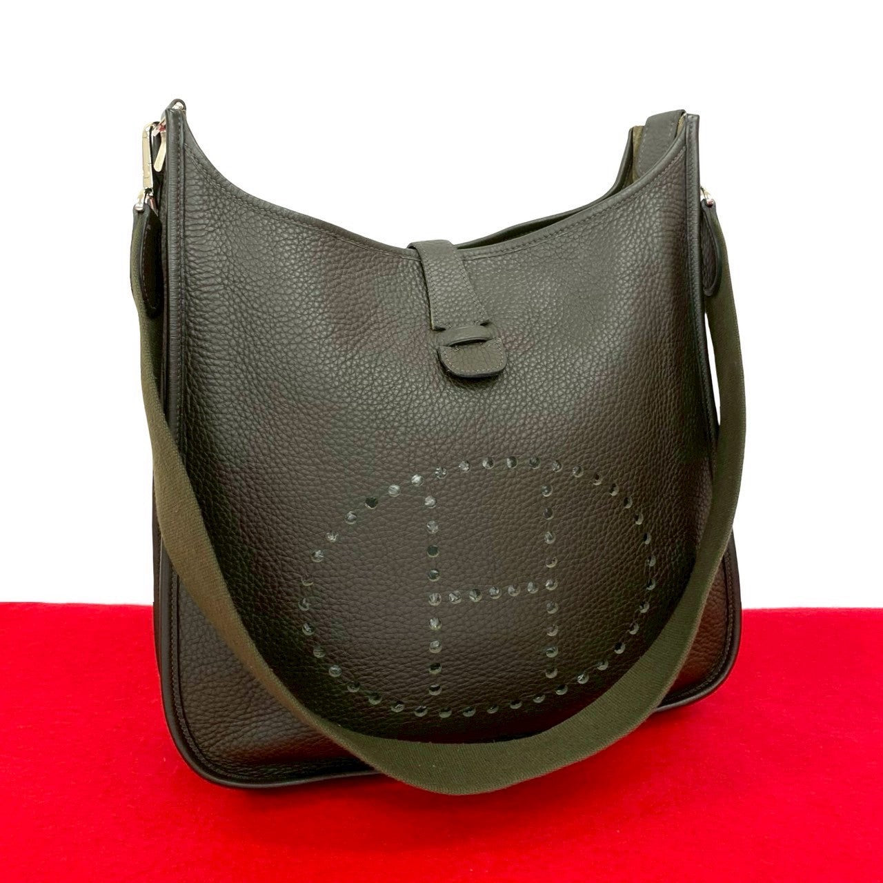 【ヴィンテージ】エルメス エヴリン GM ショルダーバッグ HERMES - 【ヴィンテージ】エルメス エヴリン GM ショルダーバッグの