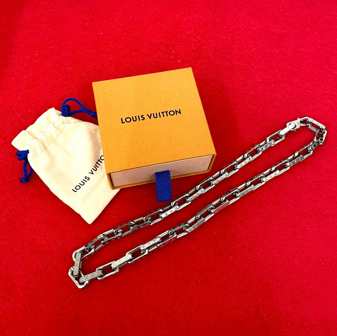 LOUIS VUITTON ルイヴィトン コリエチェーン モノグラム ネックレス – Trip