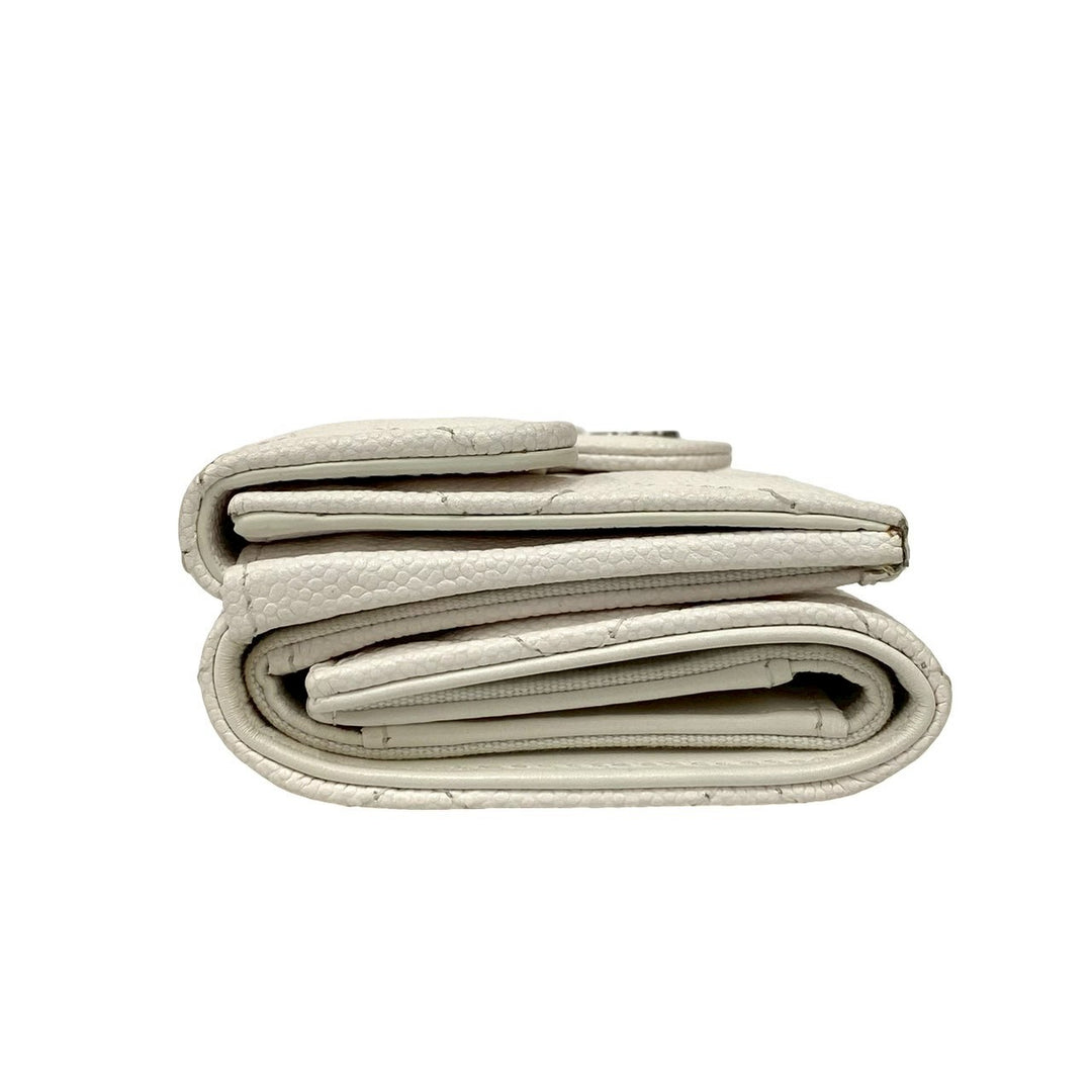 trifold wallet chanel