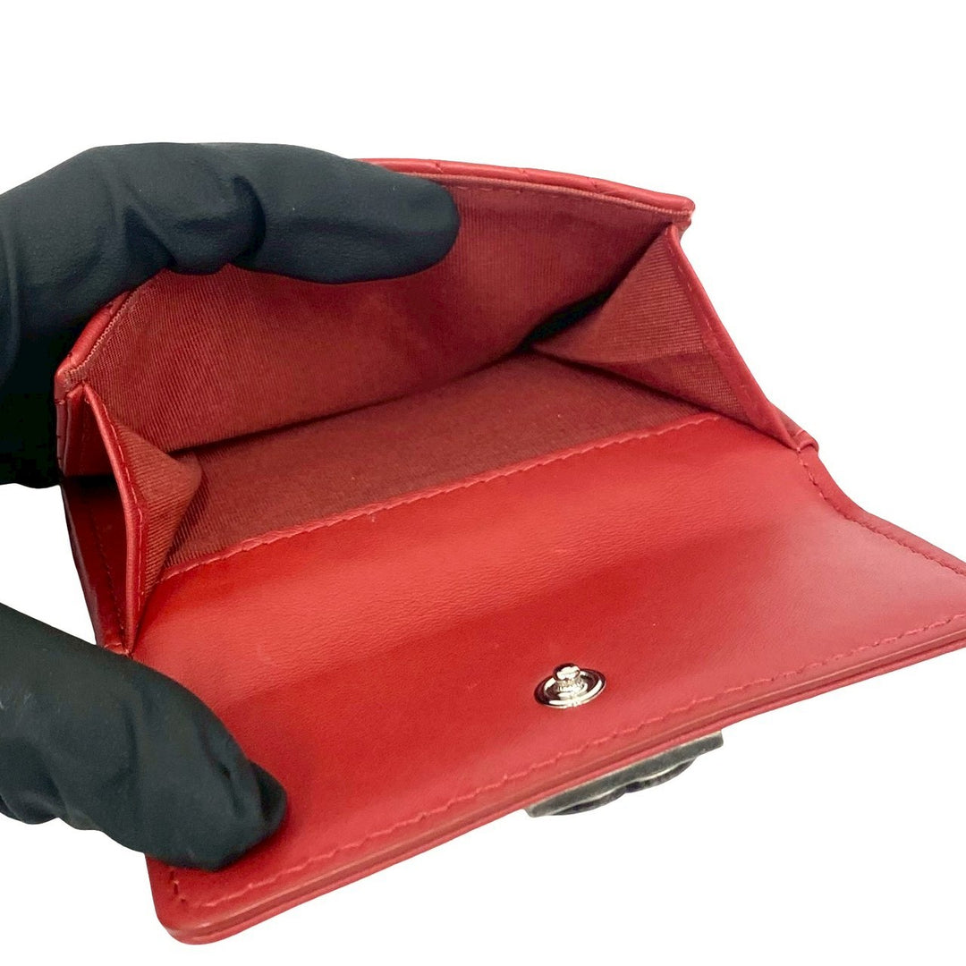 Tri-fold wallet Chanel Boy Chanel