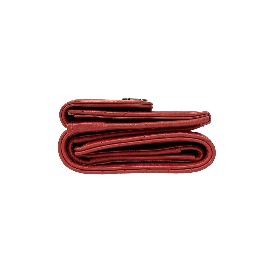 Tri-fold wallet Chanel Boy Chanel