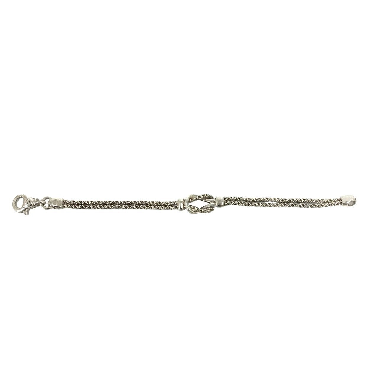 TIFFANY&Co. ティファニー ダブルロープ センターノット ブレスレット