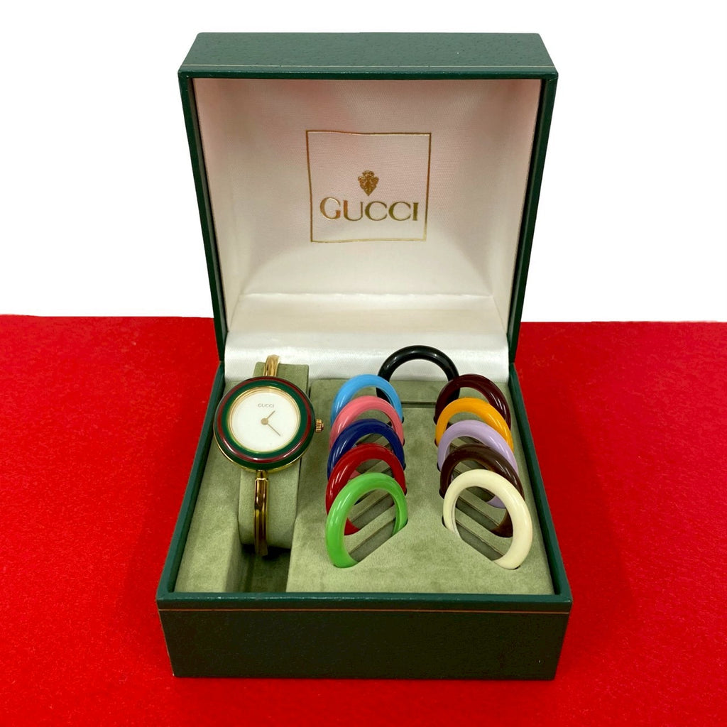 GUCCI グッチ チェンジベゼル チェンジベゼル 腕時計 – Trip
