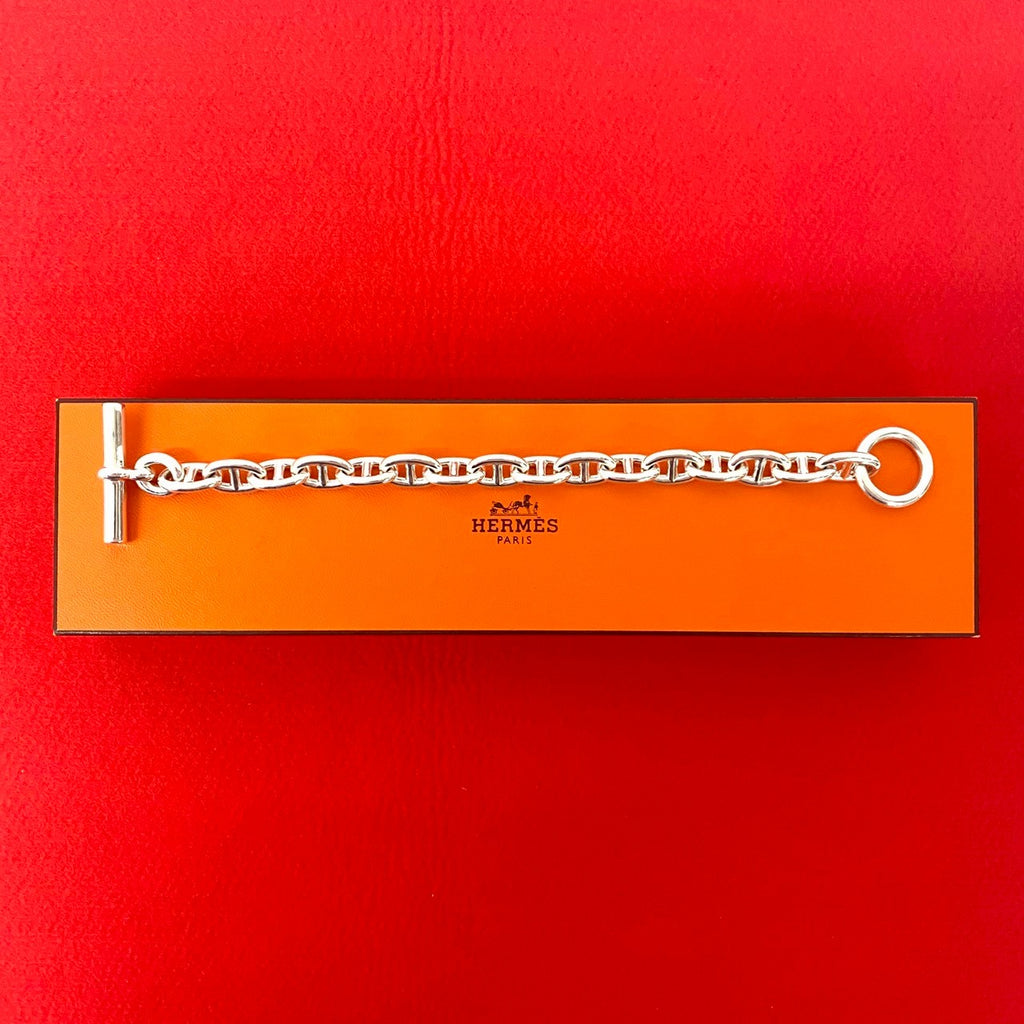 HERMES エルメス シェーヌダンクル MM 16コマ ブレスレット – Trip HERMES エルメス シェーヌダンクル MM 16コマ ブレスレット – Trip