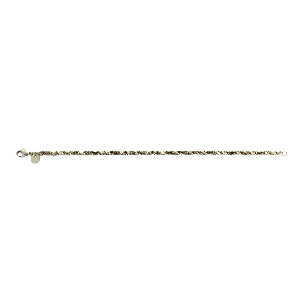 TIFFANY&Co. ティファニー ツイストロープ 925 K18 750YG ブレスレット