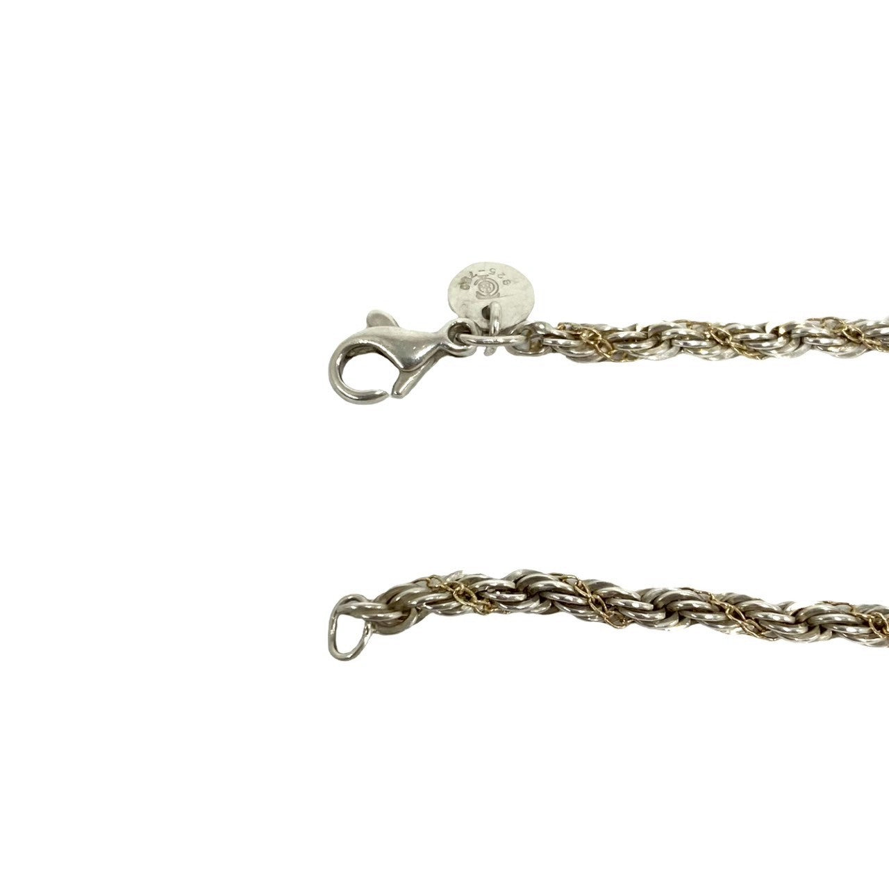 TIFFANY&Co. ティファニー ツイストロープ 925 K18 750YG ブレスレット