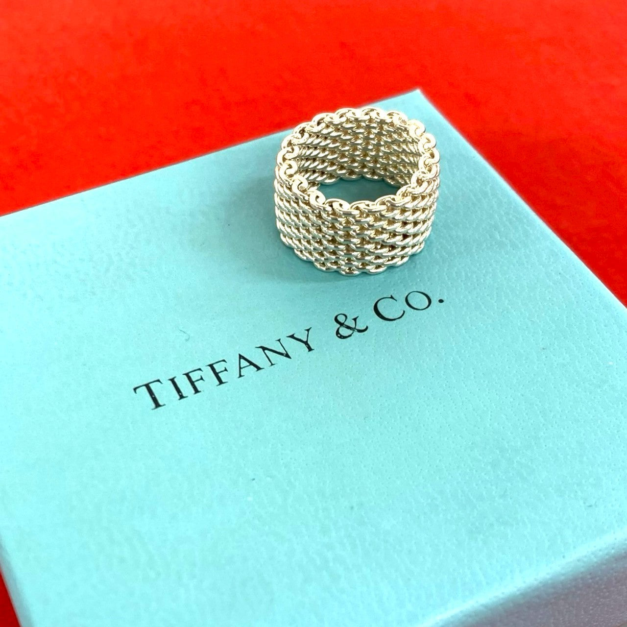 TIFFANY&Co. ティファニー サマセット メッシュ リング 指輪 – Trip