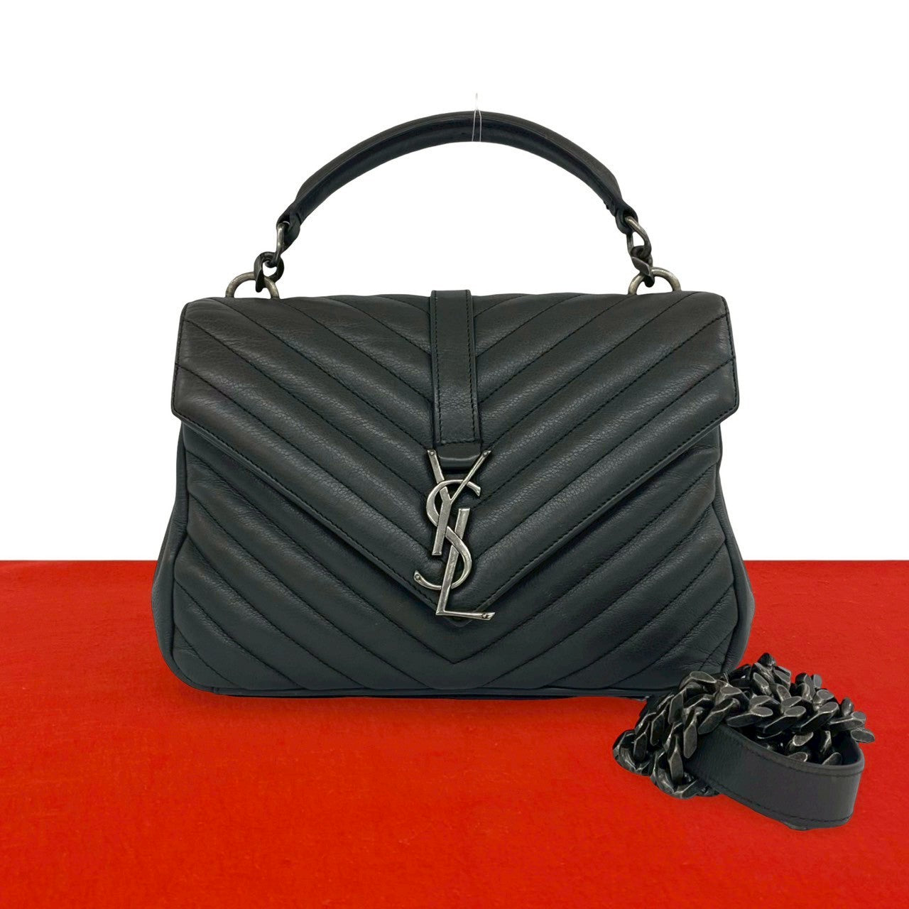 SAINT LAURENT PARIS サンローランパリ カレッジ ショルダーバッグ – Trip