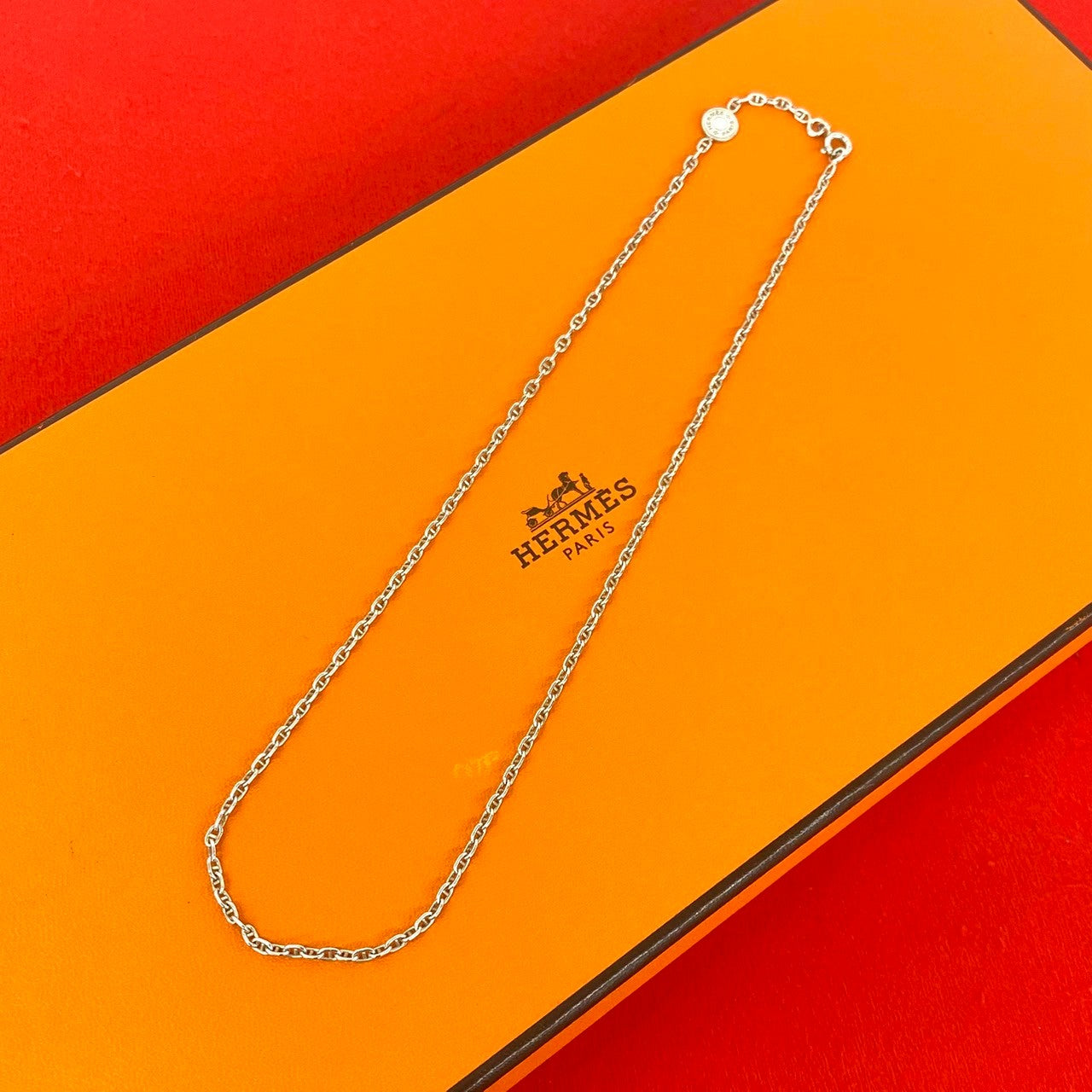 HERMES エルメス シェーヌダンクル セリエ ネックレス – Trip
