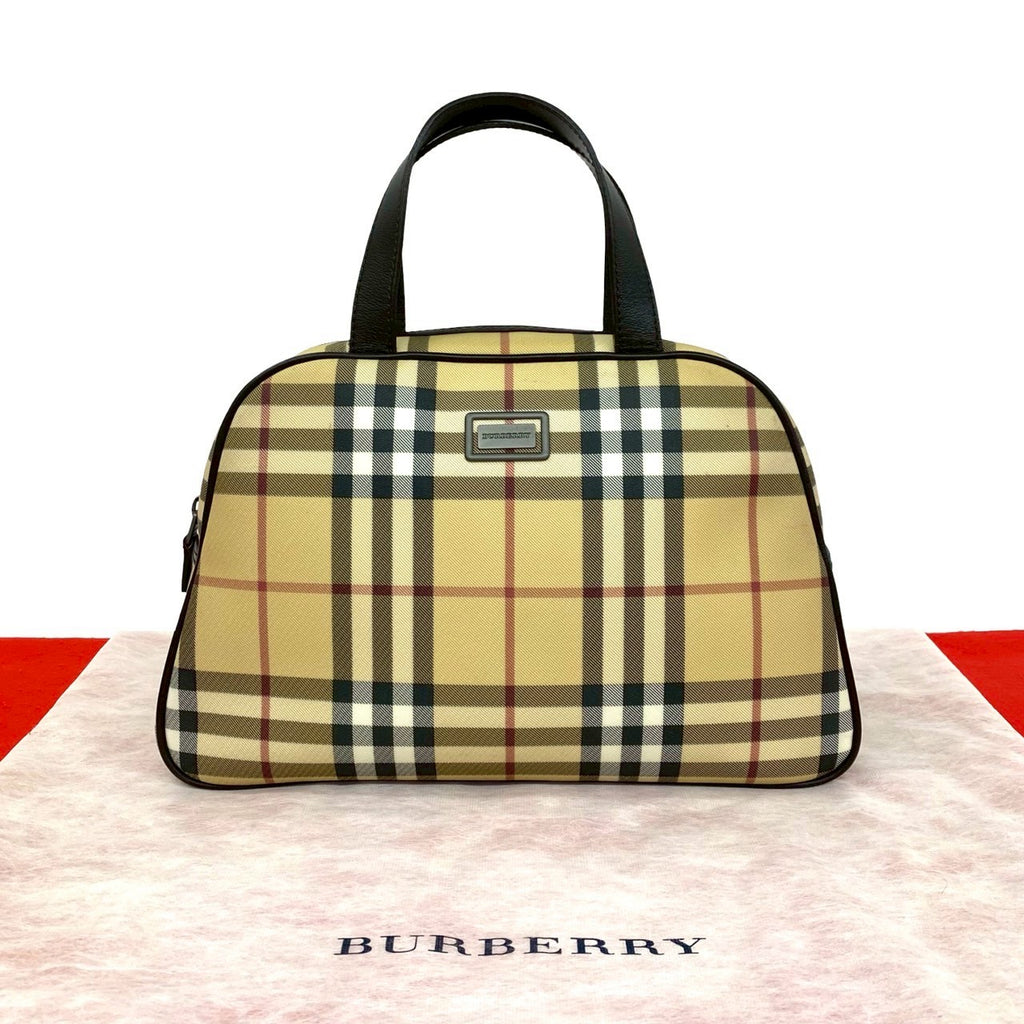 Burberry ハンドバッグ ベージュ BURBERRY バーバリー ハンドバッグ – Trip