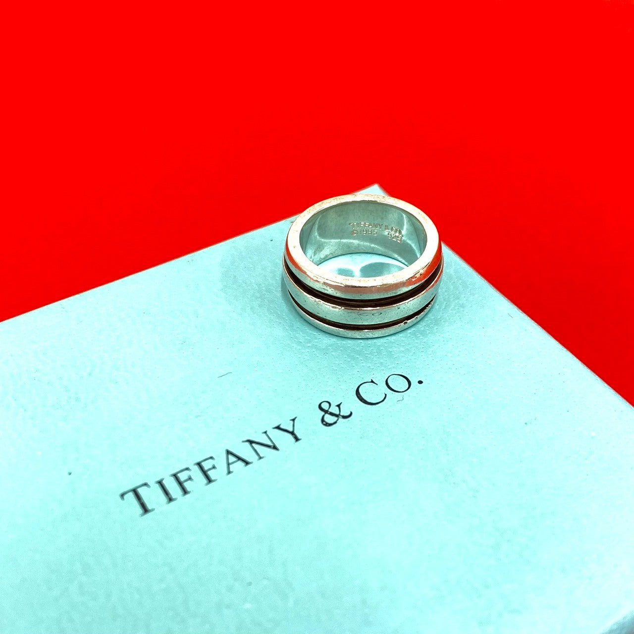 TIFFANY&Co. ティファニー グルーブド ダブルライン リング・指輪 – Trip