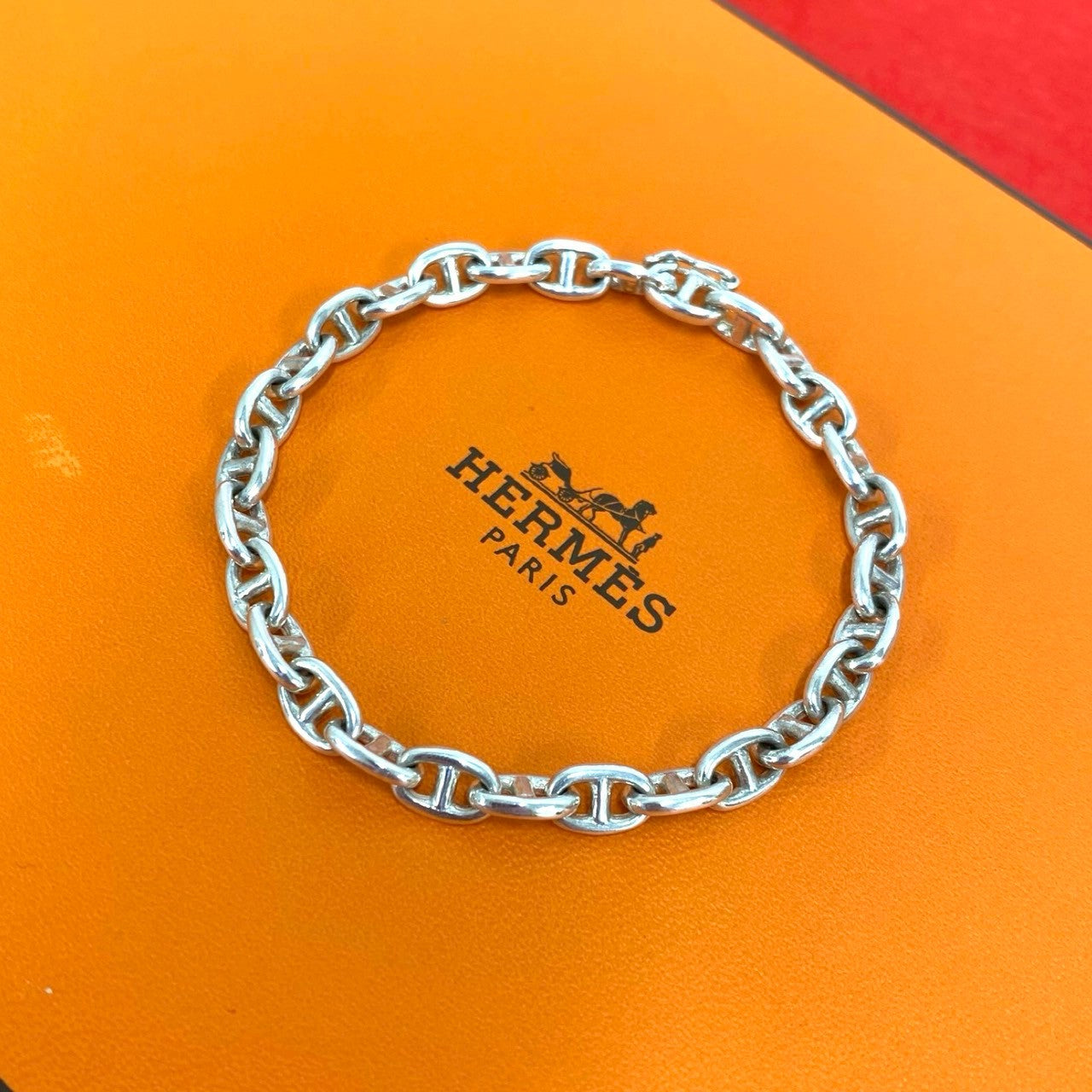 Hermes シェーヌダンクル　TPM 初期　ブレスレット HERMES エルメス (Vintage) シェーヌダンクル TPM ブレスレット– Trip