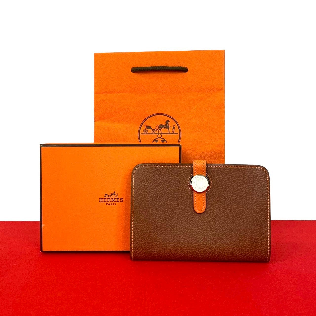 HERMES エルメス ドゴン コンパクト 二つ折り財布 – Trip