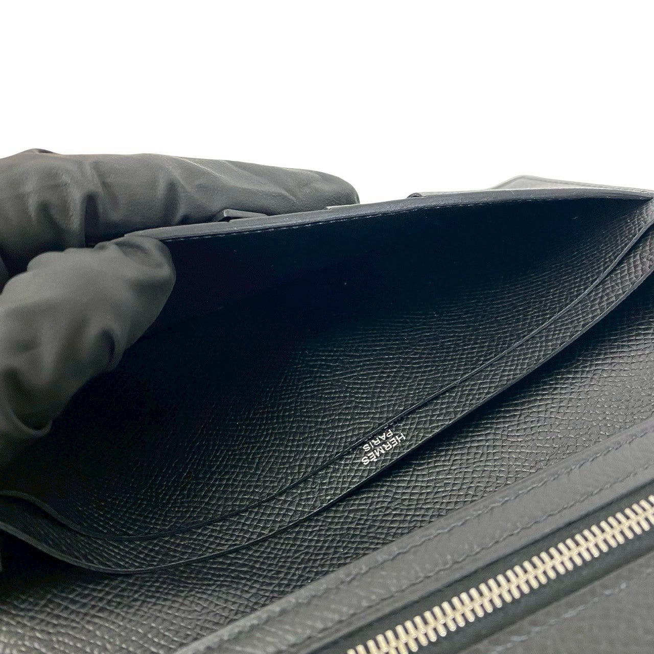 HERMES エルメス ベアン スフレ モノクローム 長財布 – Trip
