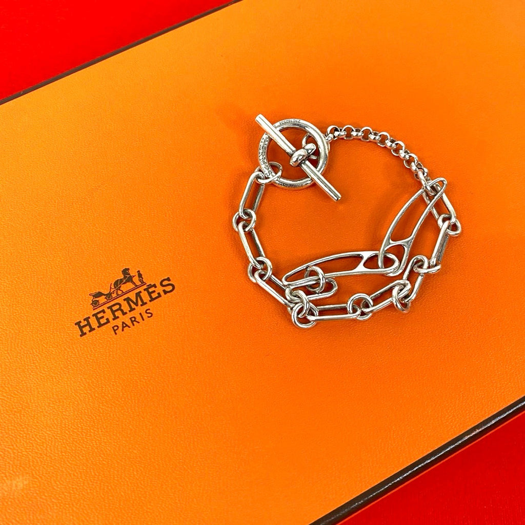 HERMES エルメス シェーヌダンクル パンク ブレスレット – Trip