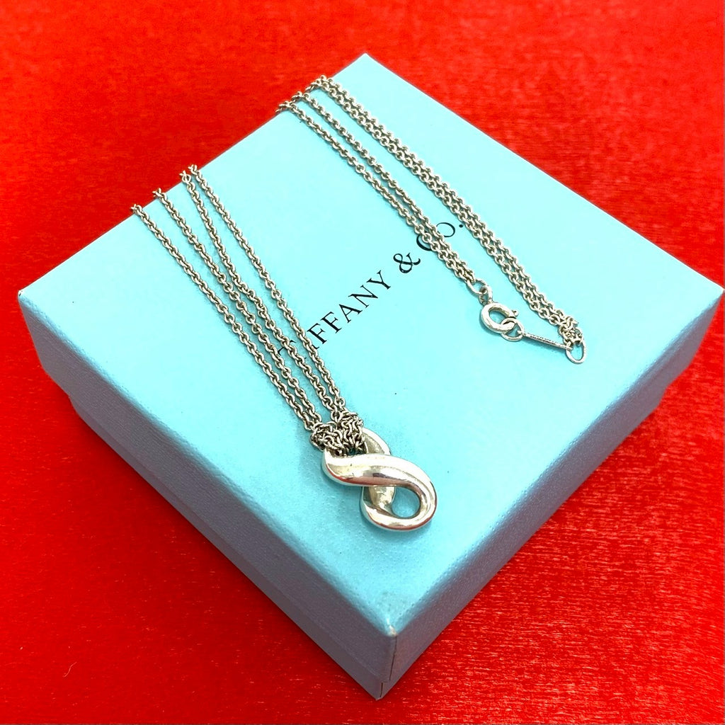 TIFFANY&Co. ティファニー インフィニティ ダブルチェーン 925 TIFFANY&Co. ティファニー インフィニティ ダブルチェーン 925