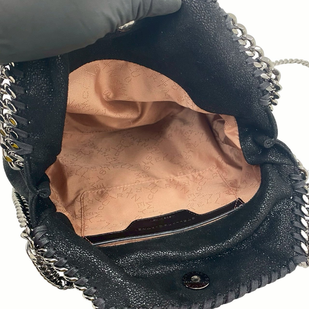 【新品】STELLA McCARTNEY ブラックパーティーバッグ　ファラベラ Stella McCartney ステラマッカートニー ファラベラ ショルダーバッグ