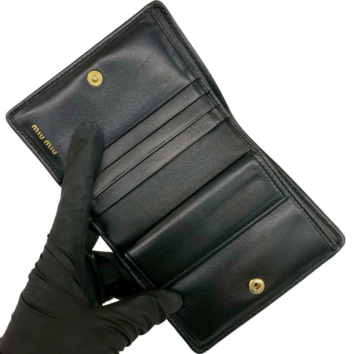 bifold wallet miu miu