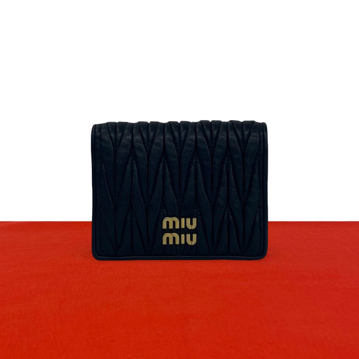 bifold wallet miu miu