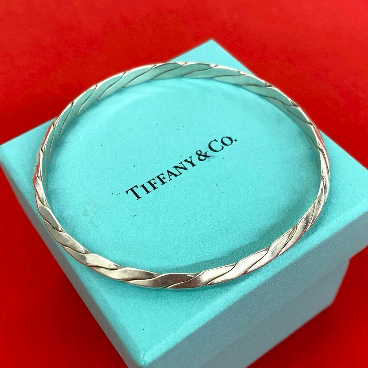 TIFFANY&Co. ティファニー ナイフエッジ ツイスト バングル