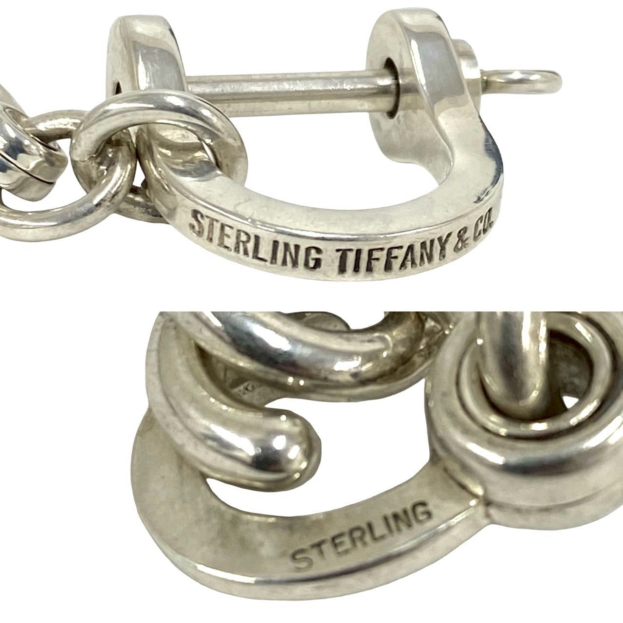 TIFFANY&Co. ティファニー (Vintage) ダブルシャックル キーホルダー
