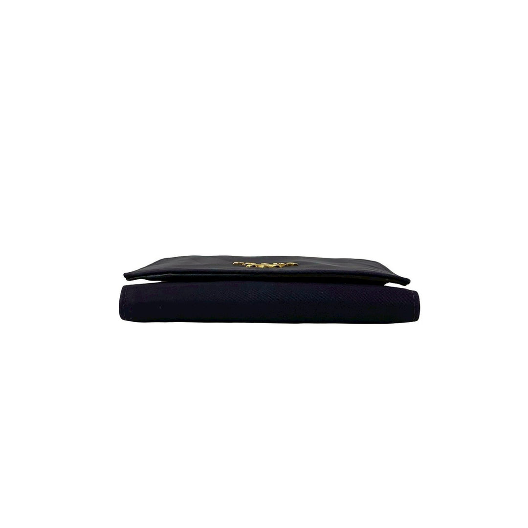 trifold wallet prada