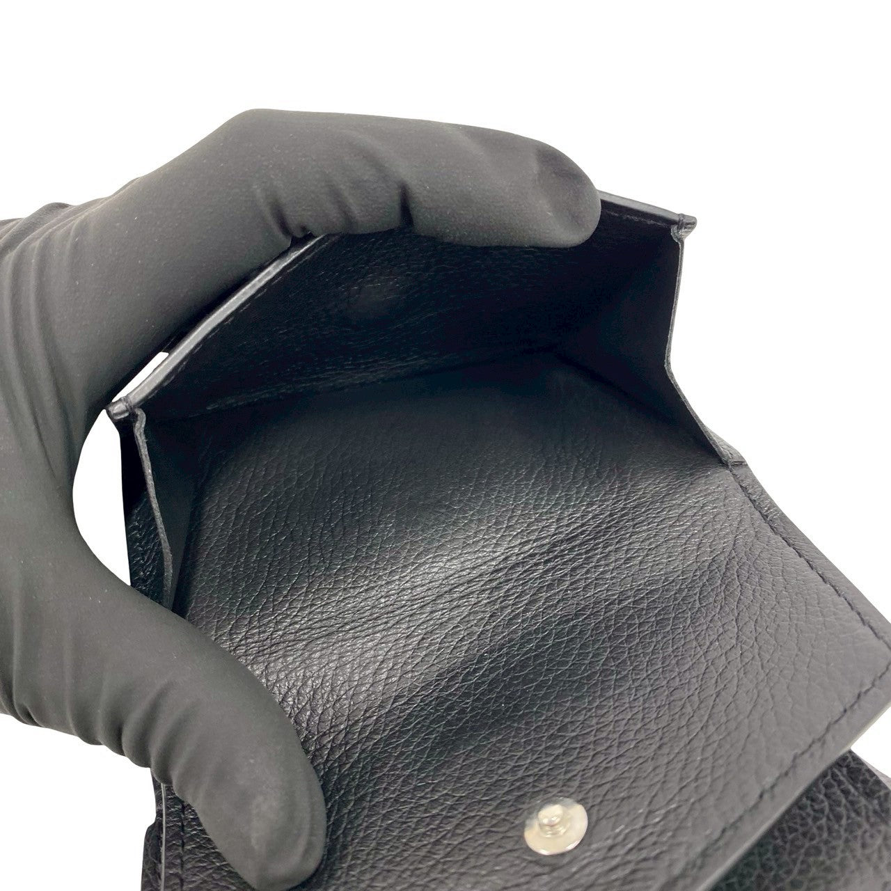 美品 ルイヴィトン ポルトフォイユ ロックミー レザー 折財布 3つ折り 黒 LOUIS VUITTON ルイヴィトン ポルトフォイユ ロックミー 三つ折り財布