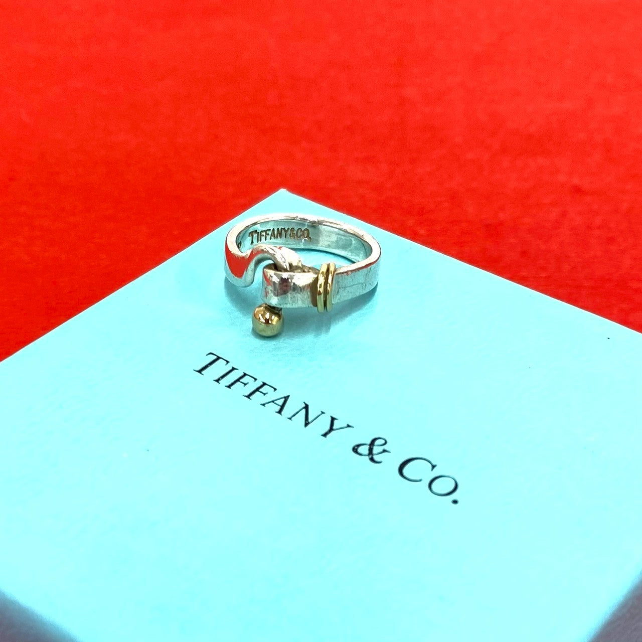 love knot リング Tiffany &Co. SILVER925×K18 【公式通販】