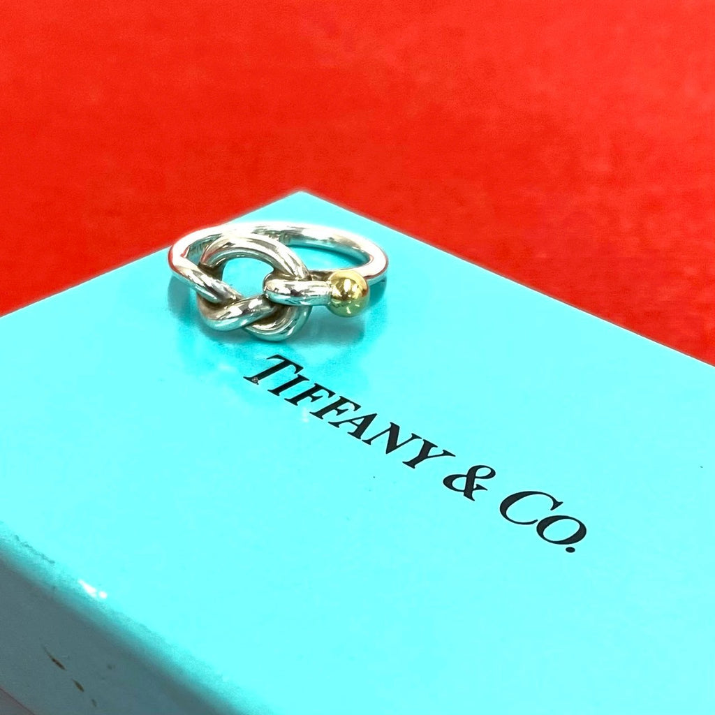 TIFFANY&Co. ティファニー ラブノット リング 925 K18 750YG 指輪 – Trip