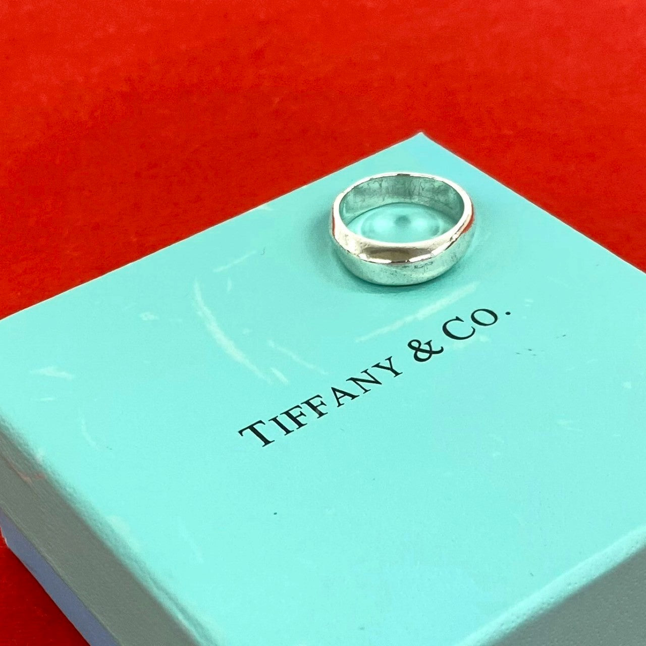 TIFFANY&CO ナイフエッジリング　8号 TIFFANY&Co. ティファニー (Vintage) ナイフエッジ リング 指輪 – Trip