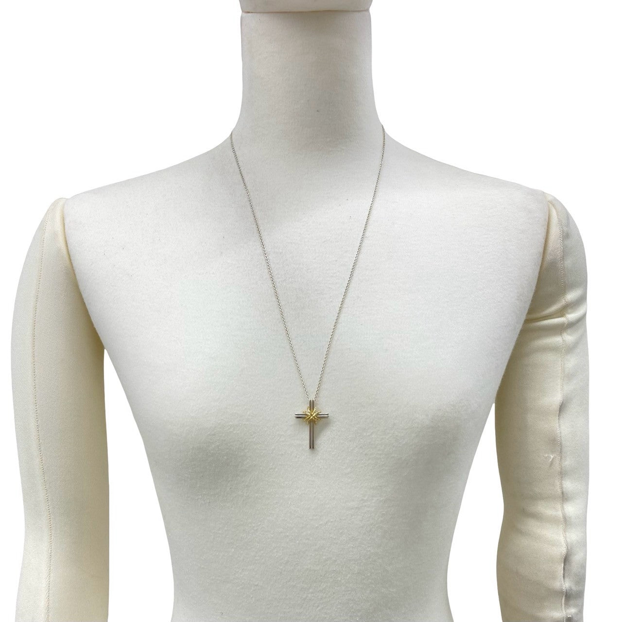 TIFFANY&Co. ティファニー (Vintage) シグネチャー クロス ネックレス