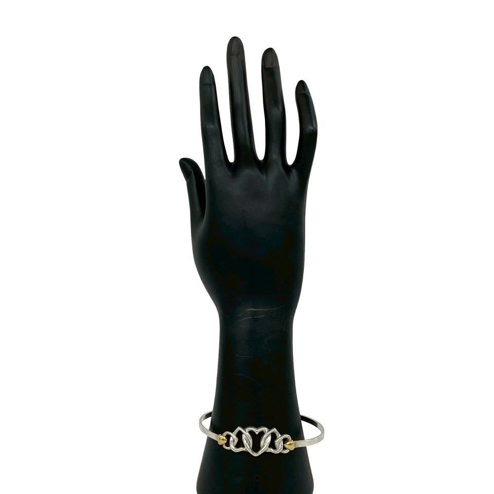 blurRubbingTiffany triple heart combination bangle