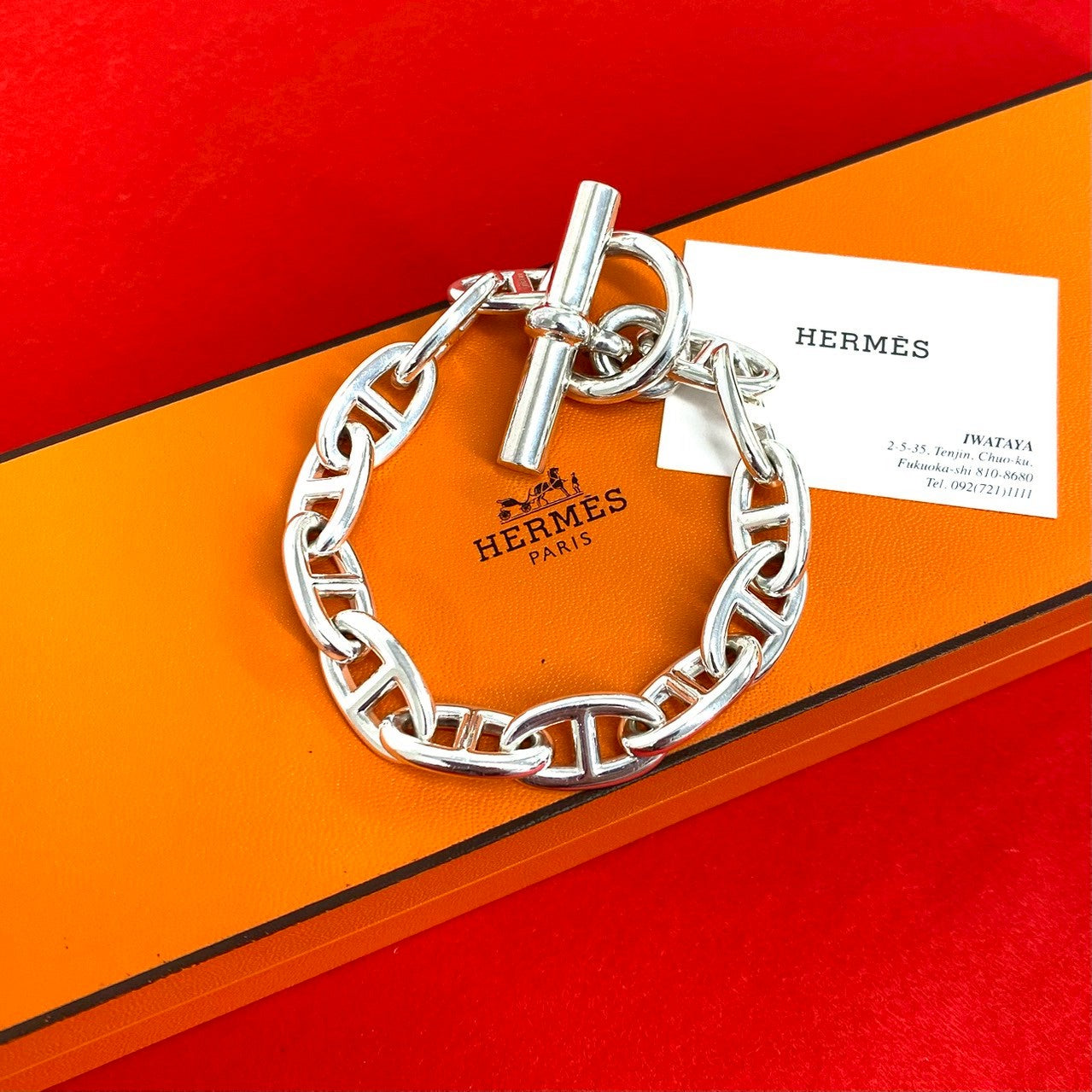 HERMES エルメス シェーヌダンクル GM 13コマ ブレスレット – Trip