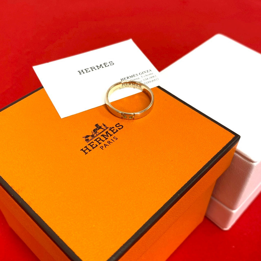 HERMES エルメス エヴァー ヘラクレス リング K18 750PG 指輪 – Trip