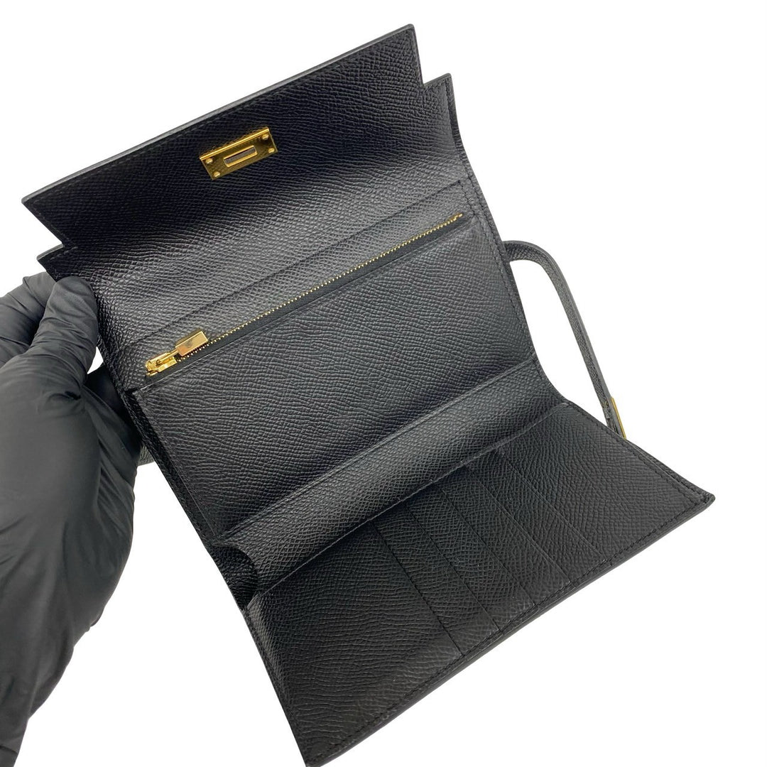 三つ折り財布 エルメス ケリー ウォレット ミディアム