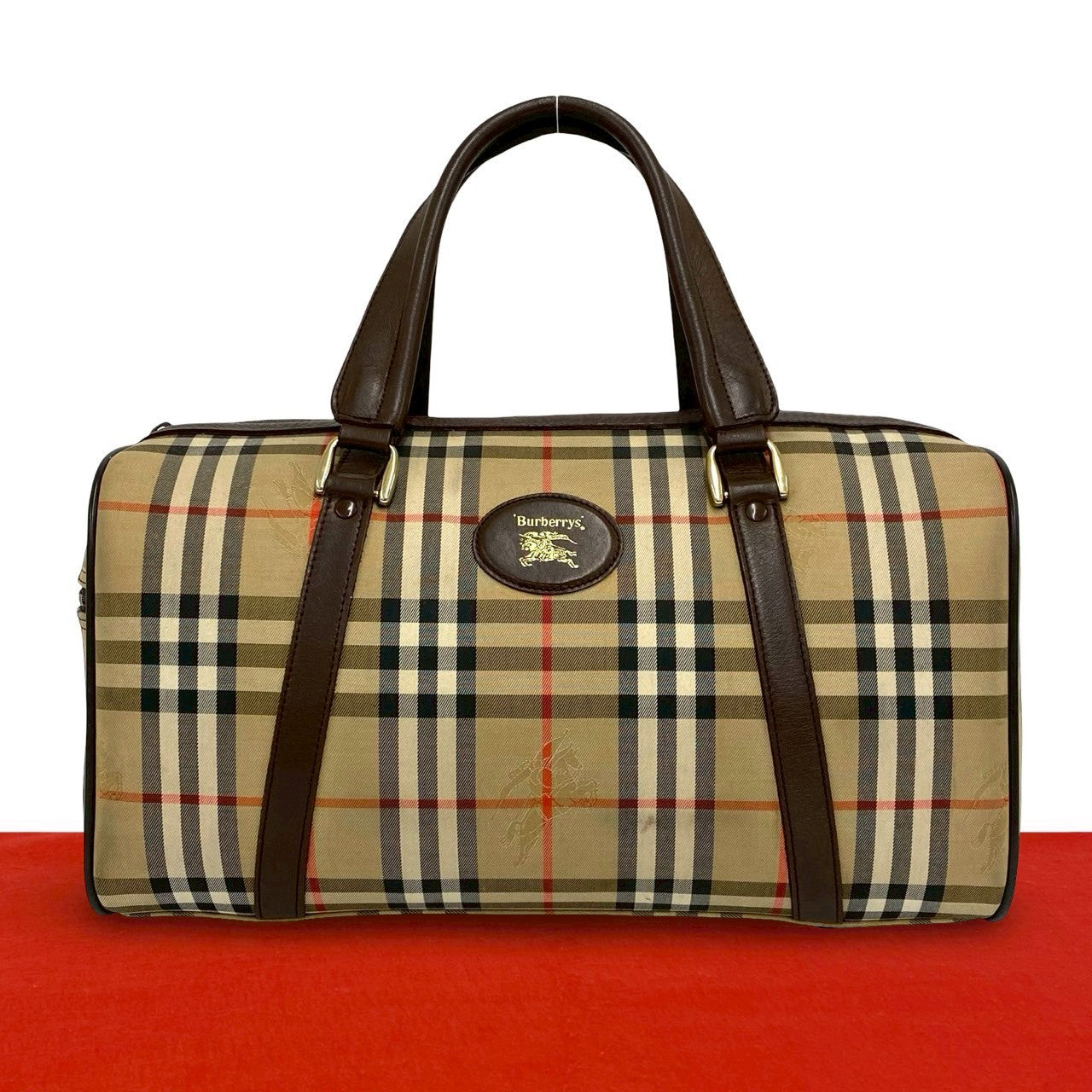 【GW割実施中】Burberrys ボストンバッグ 大容量 BURBERRY バーバリー (Vintage) ボストンバッグ – Trip