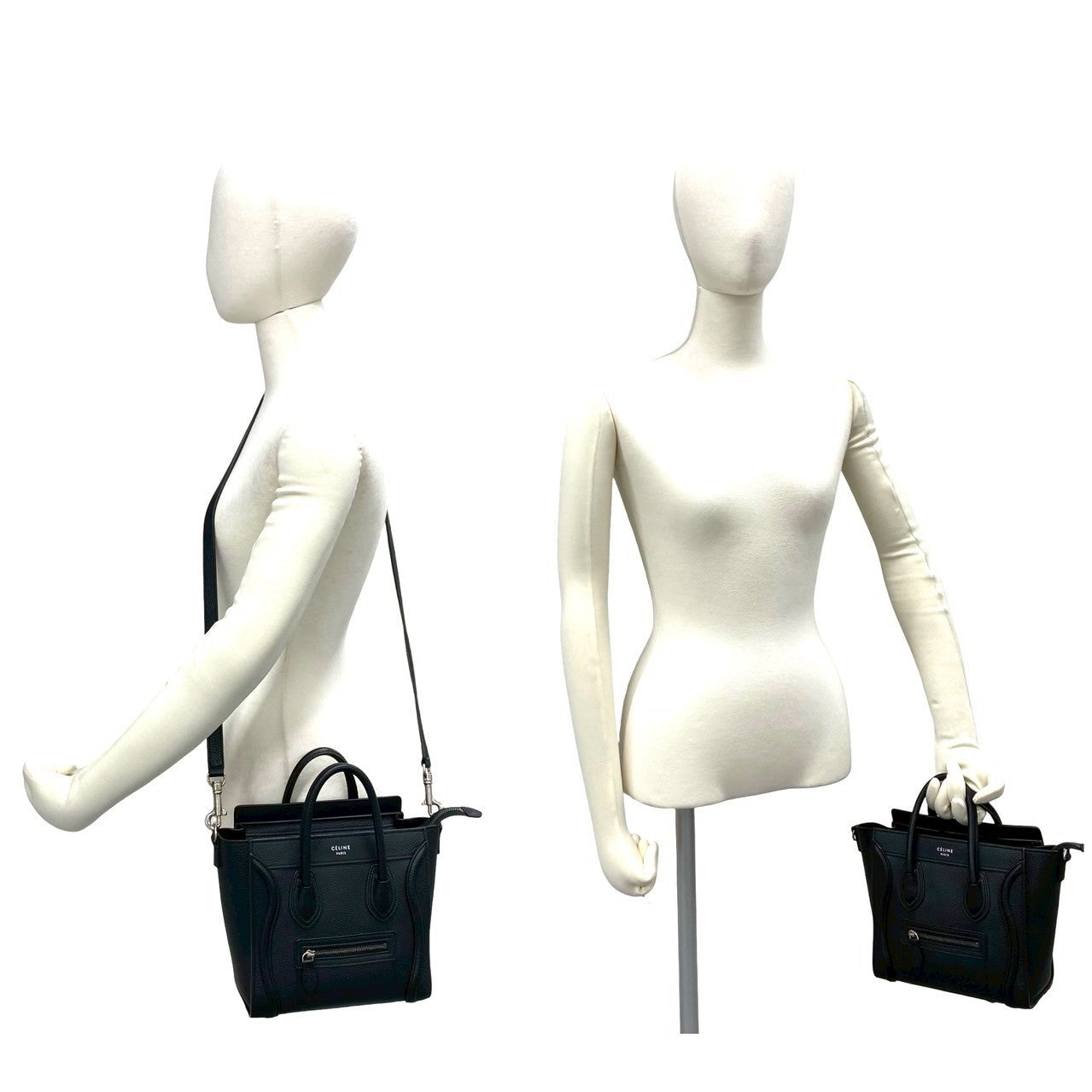 CELINE ラゲージ ナノ ショルダーバッグ CELINE セリーヌ ラゲージ ナノ ショッパー ショルダーバッグ – Trip
