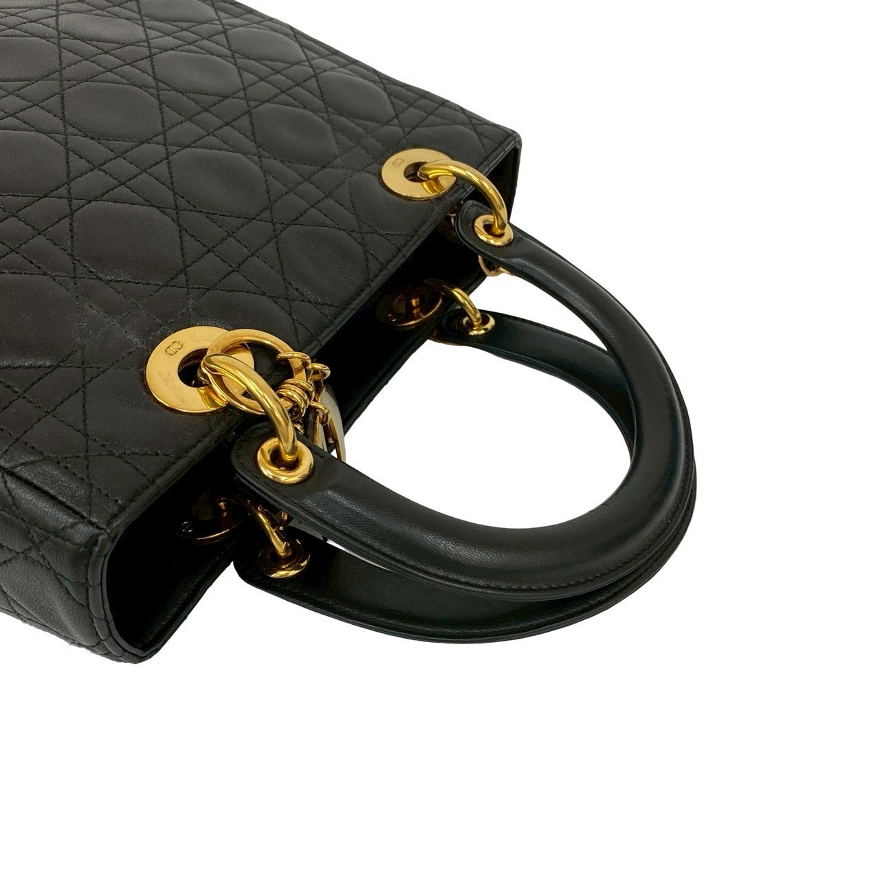 Christian Dior 　ヴィンテージ ハンドバッグ　レザー　ブラック Christian Dior クリスチャンディオール レディディオール MY ABCDIOR