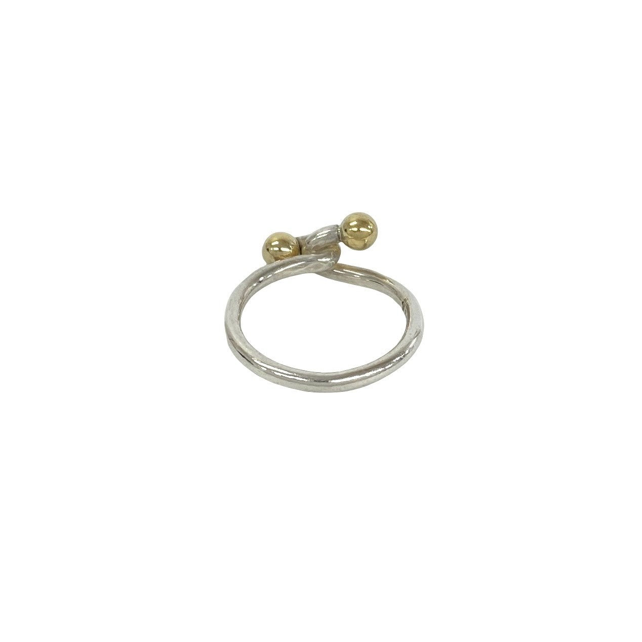 TIFFANY&Co. ティファニー (Vintage) フック＆アイ リング 925 K18